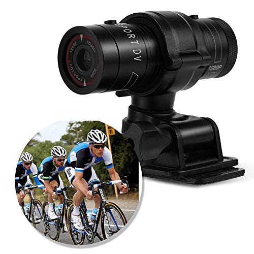 Zunate Mini-F9-Kamera, Full HD 1080 P Wasserdichte Mini Sport DV Kamera Fahrrad Motorrad Helm Action DVR Video Cam Perfekt für Outdoor-Sportarten