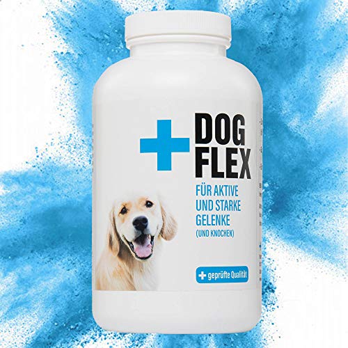 Flex Dog Nahrungsergänzungsmittel Gelenke für Hunde, Grünlippmuschelpulver Hund, Schutz gegen Arthrose, Glucosamin, Chondroitin, MSM, Teufelskralle hochdosiert, 150 Tabletten