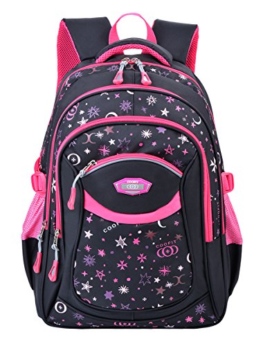 Schulrucksack, Coofit Kinderrucksack Daypack Schultasche Grundschule Backpack Schulranzen für Mädchen Jungen Teenager Jugendliche
