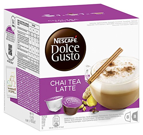 Nescafé Dolce Gusto Kapseln, Chai Tea Latte, 48 Kapseln für 24 Getränke