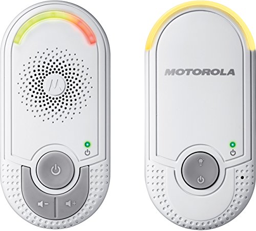 Motorola MBP 8 Babyphone | Digitales Wireless Babyfon | Mit Nachtlicht und DECT-Technologie | Zur Audio-Überwachung | Weiß