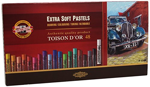 Koh-I-NOOR Toison D 'or 8556 Künstler-Extra weiche Pastellkreiden (48 Stück)