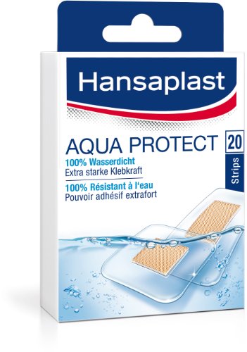 Hansaplast Aqua Protect Pflaster, 1er Pack (1 x 20 Strips)