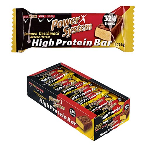 Power System High Protein Bar, Banane (24 x 35 g)