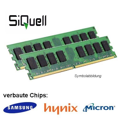 4GB (2x 2GB) DDR2 800MHz (PC2 6400U) LO Dimm Computer PC Desktop Arbeitsspeicher RAM Memory Samsung Hynix Micron
