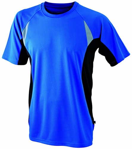 James & Nicholson Herren kurze Ärmel T-Shirt Running T blau (royal/black) X-Large