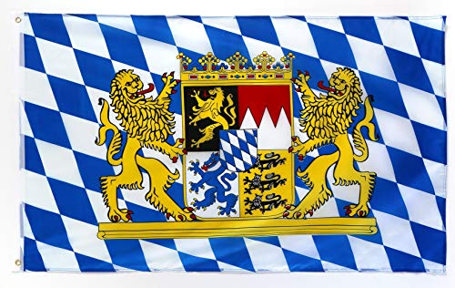 Star Cluster 90 x 150 cm | Bayern Flagge | Bayern Fahne | Fanartikel | Bavaria Flag (Bavaria 90 x 150 cm)