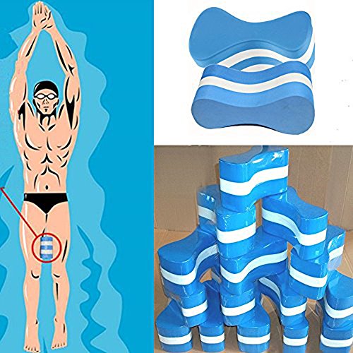 FAVOLOOK Pull-Buoy-Schwimmhilfe aus Schaumstoff, verbessert die Schwimmhaltung, Schwimm-Trainingshilfe für Erwachsene, Senioren, Kinder, blau
