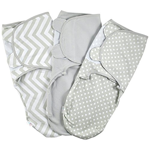 Juicy Bumbles Baby Pucksack Wickel-Decke - 3er Pack Universal Verstellbare Schlafsack Decke für Säuglinge Babys Neugeborene