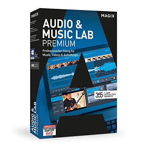 MAGIX Audio & Music Lab – 2017 Premium – Audiobearbeitung perfektioniert. Videoton revolutioniert.