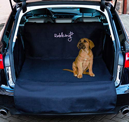 Rudelkönig Universal Kofferraummatte - Idealer Kofferraumschutz für Hunde - Widerstandsfähige Autodecke mit Ladekantenschutz - wasserabweisend & pflegeleicht