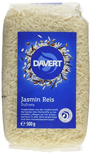 Davert Jasmin Reis weiß, 4er Pack  (4 x  500 g) - Bio