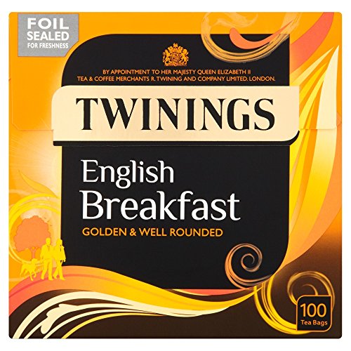 Twinings English Breakfast 100 Btl. 250g (Original englische Version) - Schwarzer Tee