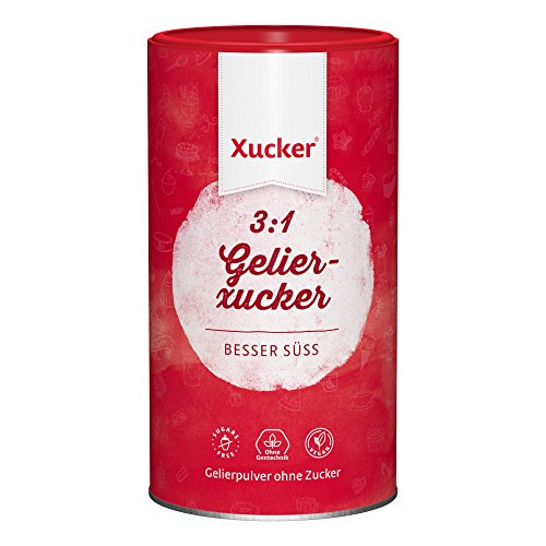 Xucker 1kg kalorienreduzierte natürliche Gelierzucker-Alternative, Xylit aus Frankreich, 3:1 Gelier-Xucker, 289