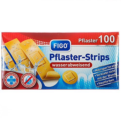 Figo Maxipack Pflaster-Strips Standard, 100 Stück