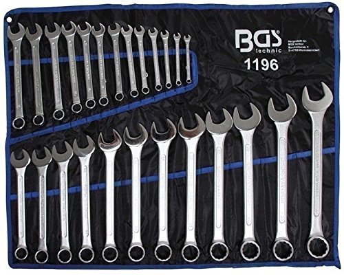 BGS 1196 Maulringschlüssel-Satz, 6-32 mm,DIN 3113A, 25-tlg.