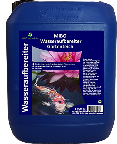 MIBO Wasseraufbereiter Gartenteich 5.000 ml für 100.000 Liter