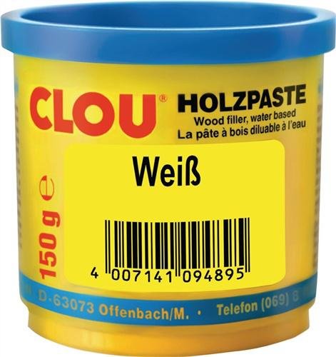 Clou Holzpaste wv weiß, 150 g