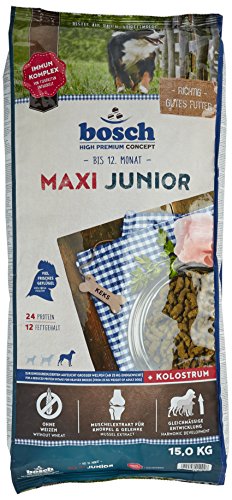 bosch Hundefutter Maxi Junior, 1er Pack (1 x 15 kg)