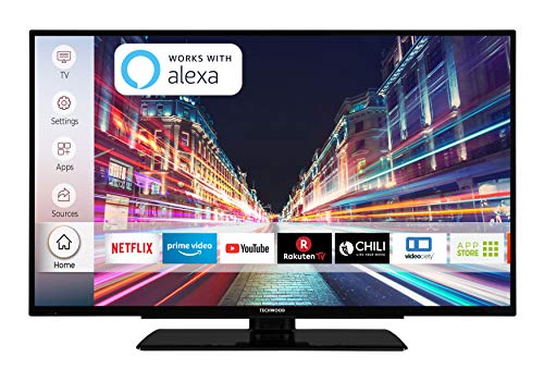 Techwood F39T52C 98 cm (39 Zoll) Fernseher (Full HD, Triple-Tuner, Smart TV, Prime Video, Works with Alexa)