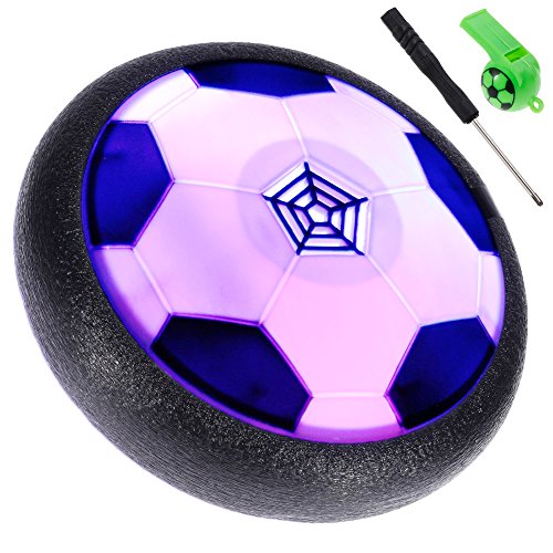 Lictin Air Fussball Hover Power Ball Indoor Fußball mit LED Beleuchtung Geschenk Spielzeug für Kinder Haustier