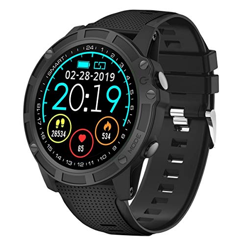 【Neuste Modell】 Antimi Smartwatch, Bluetooth Smart Watch Fitness Tracker Armband Sport Uhr Pulsuhren Schrittzähler Schlafmonitor mit IP68 Wasserdicht Schwimmen Blutdruckmessung für iOS Android