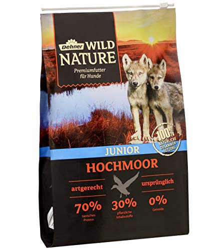Dehner Wild Nature Hundetrockenfutter Junior, Hochmoor, 4 kg