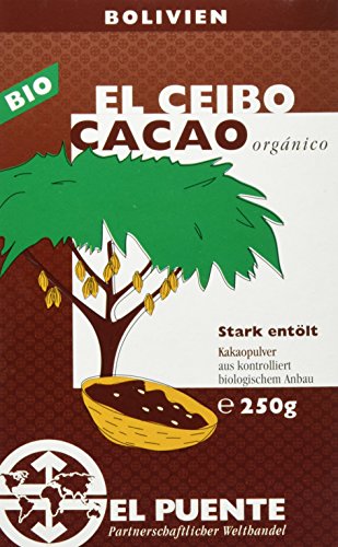 El Puente Kakao-Pulver, 3er Pack (3 x 250 g) - Bio