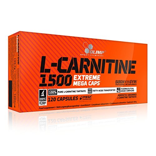 Olimp L-Carnitine 1500 Extreme Mega Caps 120 Kapseln, 1er Pack (1 x 199,2 g)