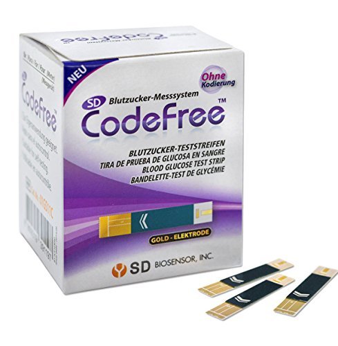 SD CodeFree Blutzuckerteststreifen 100 Stk.