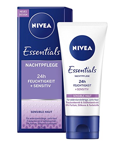 Nivea Sensitive Nachtpflege für Sensible Haut, 1er Pack (1 x 50 ml)