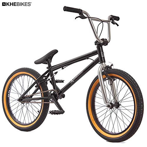 KHE BMX Fahrrad Beater patentierter Affix 360° Rotor 20 Zoll nur 11,2kg! schwarz grau (Schwarz-Silber)