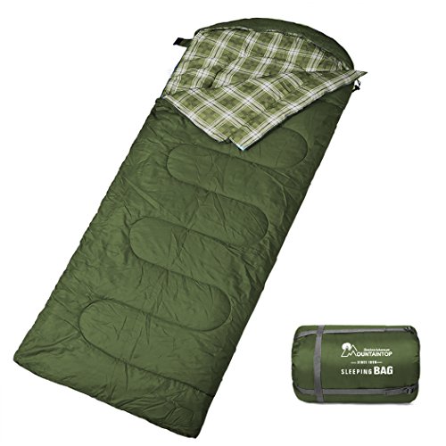 Mountaintop Schlafsack, Ultraleicht mit kleinstem Packmaß Reiseschlafsack Sommerschlafsack Leicht Deckenschlafsack