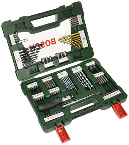 Bosch 2607017195 V-Line Box (mit 91 Bohr- / Schraubwerkzeugen)