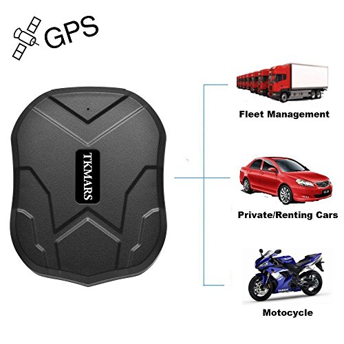 TKMARS Starker Magnet GPS-Tracker, 3 Monate Lang Standby GPS, Fahrzeug Tracker Echtzeit Monitoring System, wasserdicht GPS Locator, Anti Verloren GPS Ortungsgerät mit Kostenlos APP für Smartphone