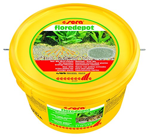 sera 03380 floredepot 4,7 kg (für ca. 120 Liter)- Nährbodensubstrat bei der Neureinrichtung von Aquarien - Eine gute Basis für erfolgreiche Pflanzenpflege