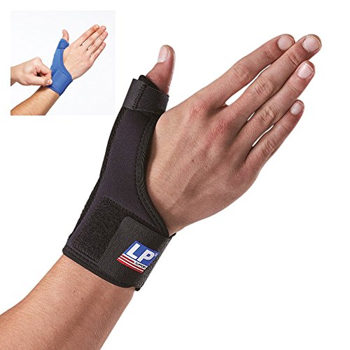 LP Support 763 Daumenorthese - Daumen-Bandage aus der Basic Serie - Daumenstütze - Handbandage, Größe:L, Farbe:schwarz