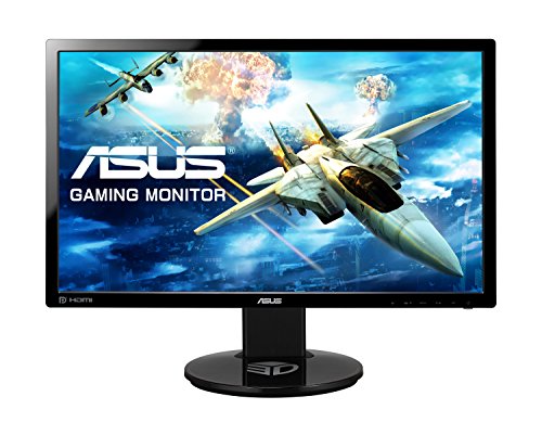 Asus VG248QE 61 cm (24 Zoll) Monitor (FullHD, DVI, HDMI, DisplayPort, 1ms Reaktionszeit) schwarz