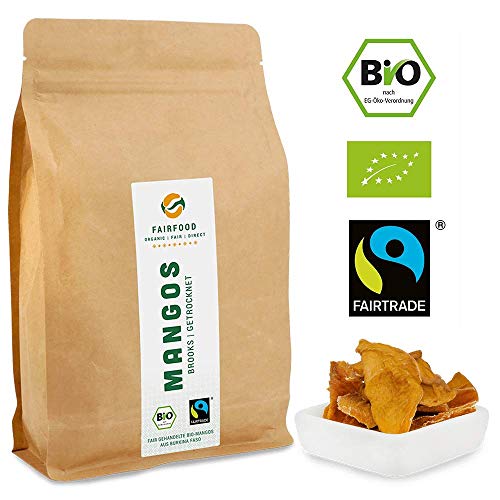 Bio Fairtrade Mangos: Brooks | getrocknet in Streifen (500g)
