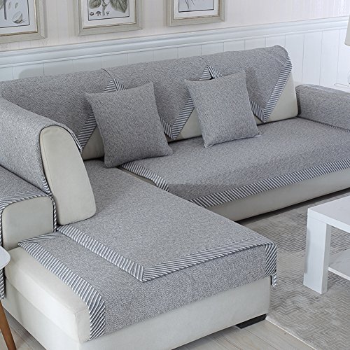 Ritaba Baumwolle Für Haustiere Couch Sofa Überwürfe, Anti-rutsch Übergroßen Spitze Couch Sofa Überwürfe Couch-Shield Sofaschoner Verkauft in stück-E 90x160cm(35x63inch)