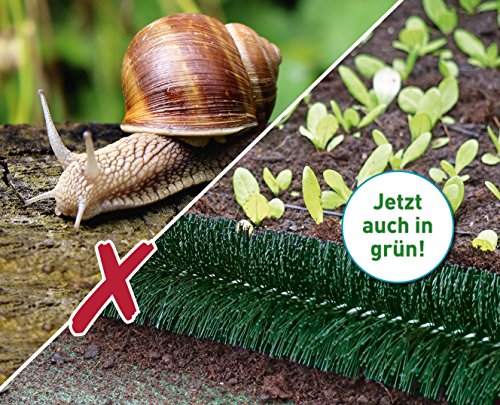 Schneckenzaun grün; aus garantiert deutscher Produktion Ø 10 cm (10 Meter)