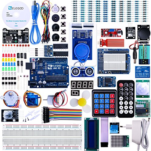 Set / Kit für Arduino - Elegoo UNO Projekt Das Vollständige Ultimate Starter Kit mit Deutsch Tutorial, Uno R3 Mikrocontroller und viel Zubehör für Arduino UNO R3