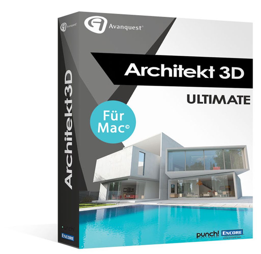 Architekt 3D X9 Ultimate - Die professionelle 3D-Haus- und Gartendesign-Lösung! Kompatibel mit MacOS 10.13 High Sierra [Download]
