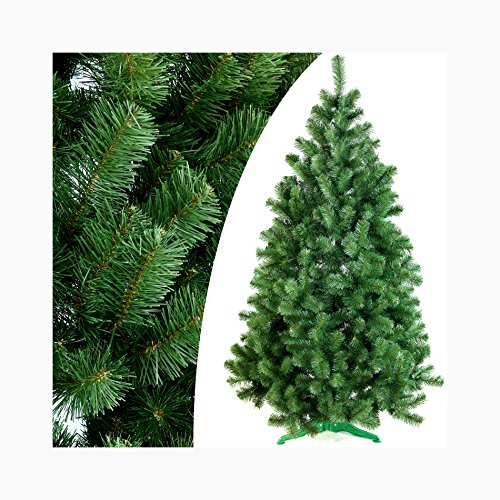 DecoKing 52518 180 cm Künstlicher Weihnachtsbaum Tannenbaum Christbaum grün Tanne Lena Weihnachtsdeko