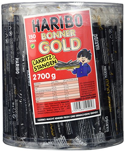 Haribo Bonner Gold 150 Stangen, 1er Pack (1 x 2.7 kg)