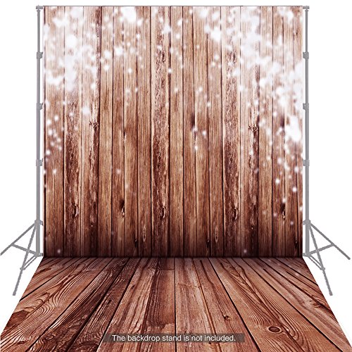 Andoer 1,5 * 2 m großen Photography Background Hintergrund klassischen Mode Holz Holzboden für Studio-Profi-Fotograf