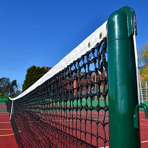 Tennisnetz für Doppel, 12,8 m (42 Fuß), 3,5mm mit Überschlag, Gewicht 10 kg [Net World Sports]