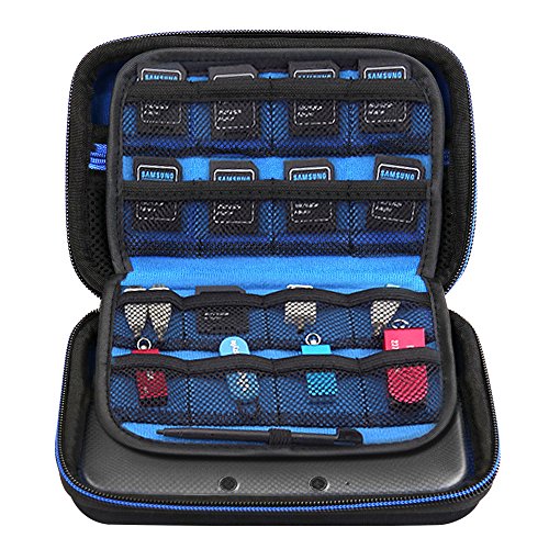 Simboom Tragetasche Schutzhülle für Neu Nintendo 3DS XL / 3DS Hart Tasche Hülle Schützende Reise-Set Zubehör-Etui für Nintendo Konsole